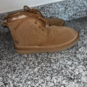 UGG Tan Suede Ankle Boots